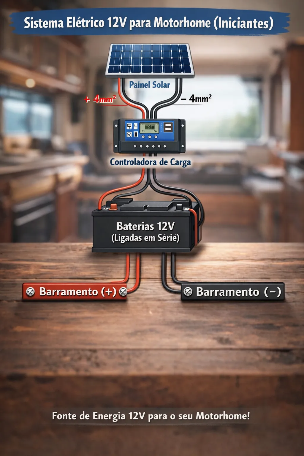 Já fez a elétrica do teu motorhome? Não? Confere aqui como fazer!