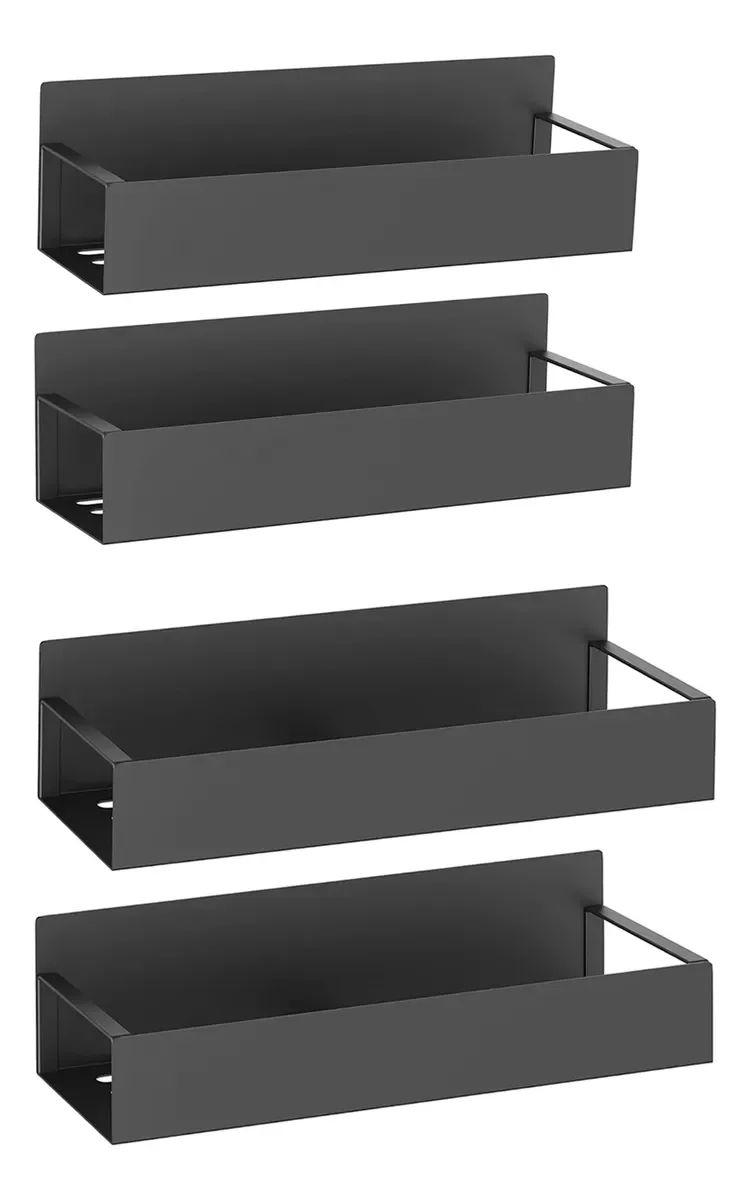 Kit com 4 Prateleiras Magnéticas Multiuso – EasyGo Essentials