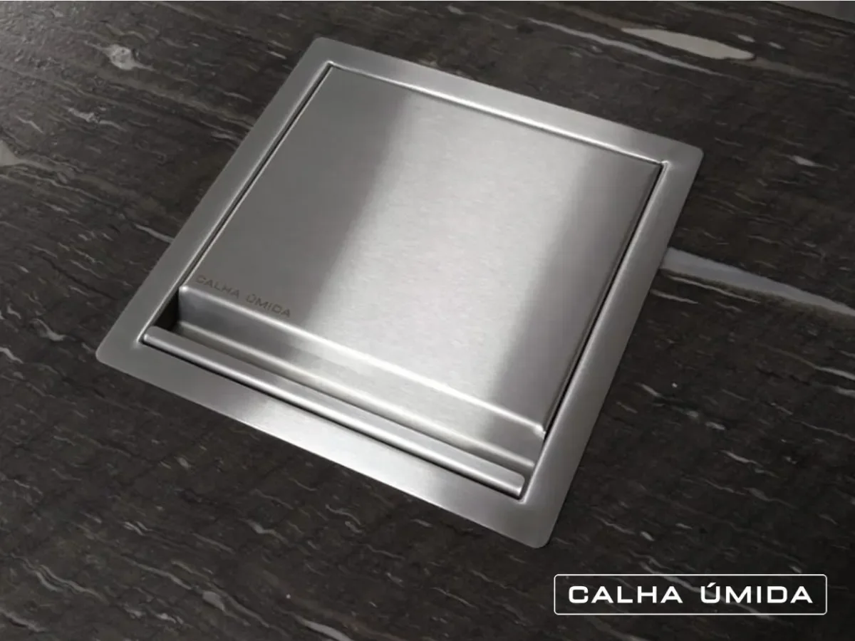 Lixeira Inox de Bancada 3,9L – Embutir na Cozinha