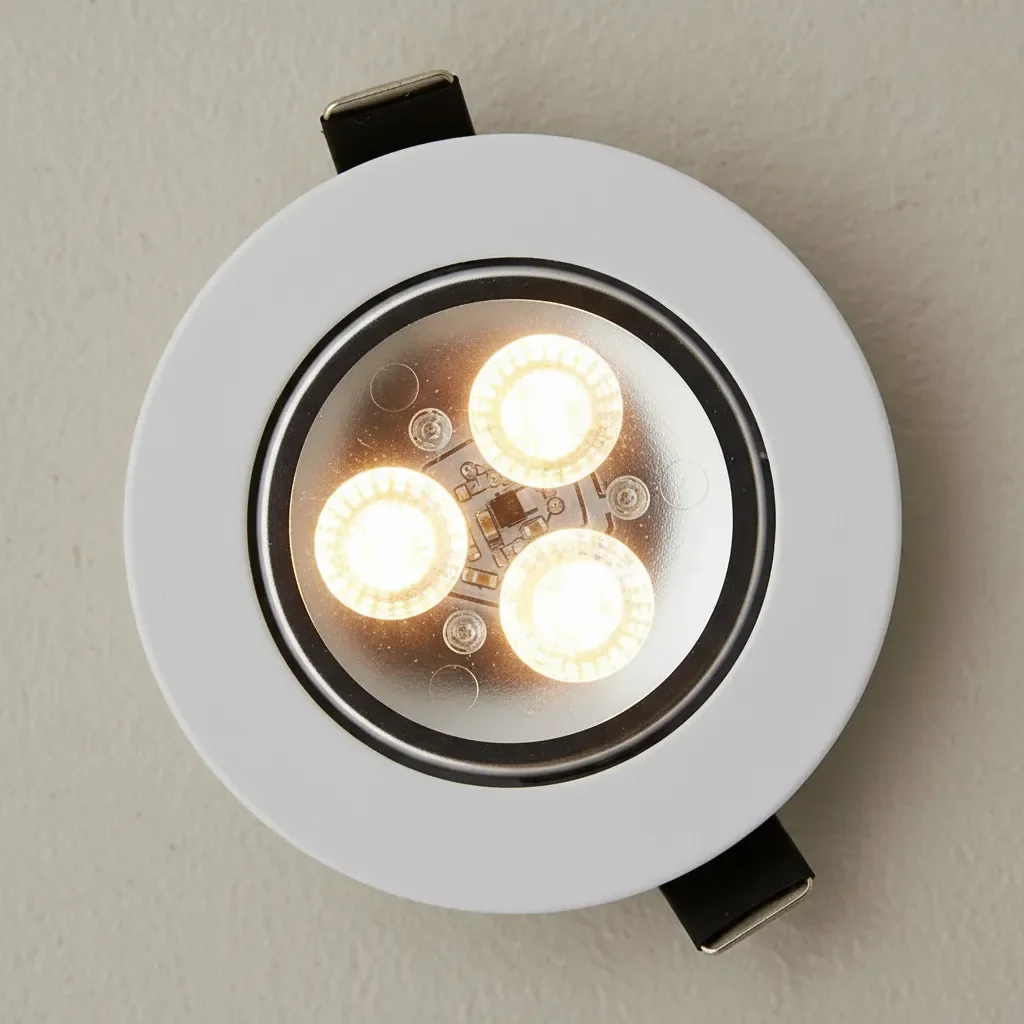 Spot de LED 12V 3W de Embutir – Iluminação para Motorhome, Van, Trailer e Barco