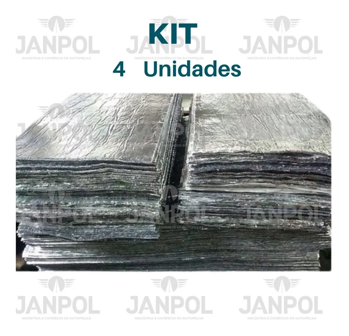 Manta Térmica e Isoladora Autoadesiva para Motorhome – Kit 4 Unidades