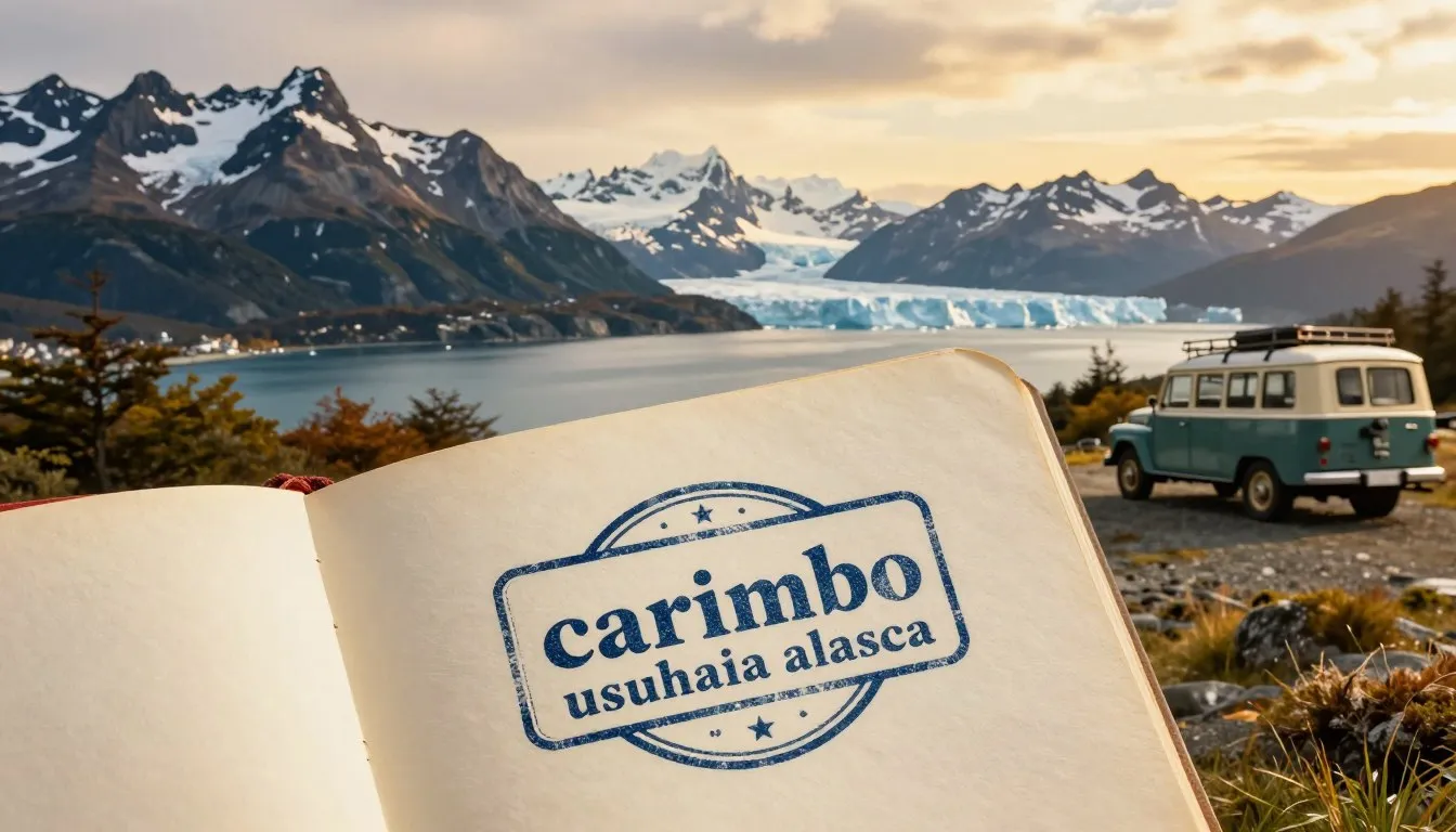 Imagem relacionada a Conhece os lendários carimbos Ushuaia-Alasca que se completam?